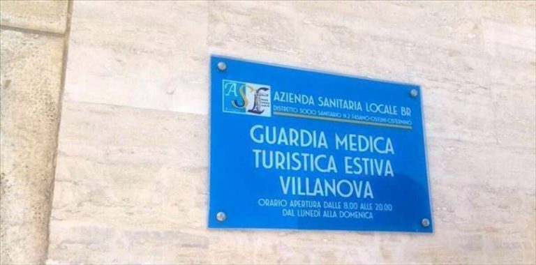 Sarà attivo fino al 31 agosto il presidio sanitario estivo di Villanova