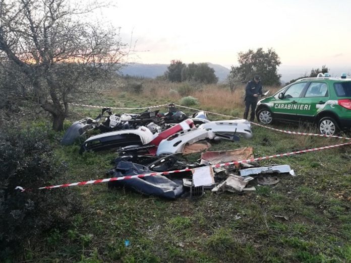 forestali discarica abusiva