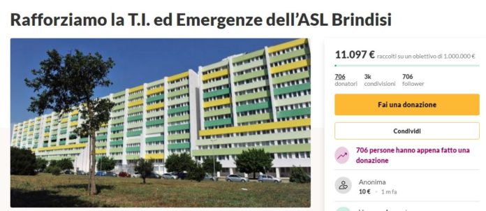 raccolta fondi Perrino