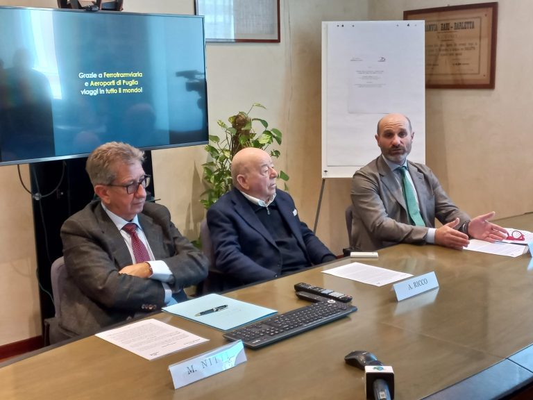 Protocollo d’intesa Ferrotramviaria-Aeroporti di Puglia